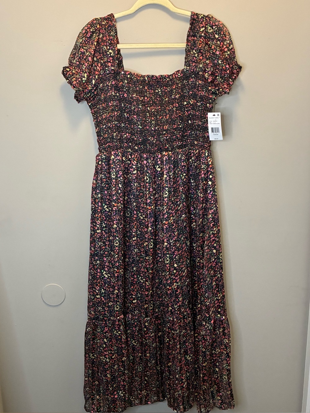 Floral Smocked Maxi Dress